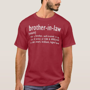 Camiseta Divertido Hermano en la definición de ley Regalo 