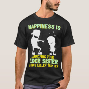 Camiseta Divertido hermano molesto Guay hermano hermano her