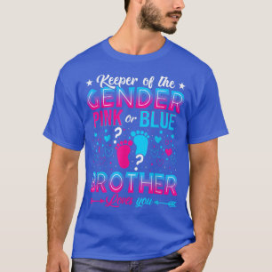 Camiseta Divertido Hermano Rosa O Azul Te Ama Revelación De