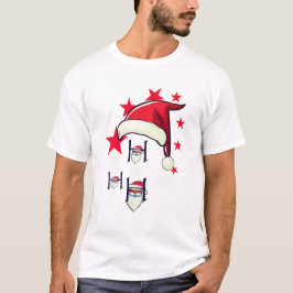 Camiseta 🎅 Divertido Ho Ho Ho estilo T-Shirt Perfecto para