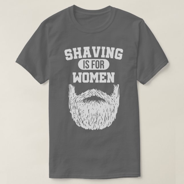 Camiseta Divertido hombre de regalo de barba con barba comp (Diseño del anverso)