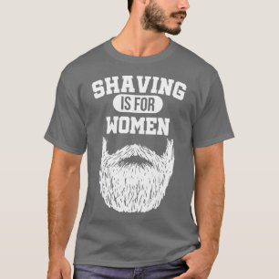 Camiseta Divertido hombre de regalo de barba con barba comp