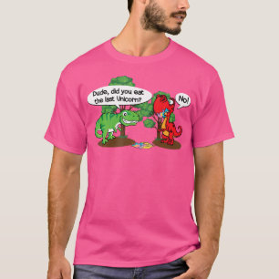 Camiseta Divertido Hombre Te Comiste El Último Dino Funny D