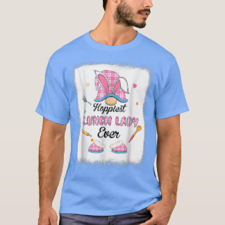 Camiseta Divertido Hoppiest Lunch Lady Nunca Jugó Gnome Bun