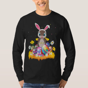 Camiseta Divertido Huevo de Pascua Cute Armadillo Domingo d