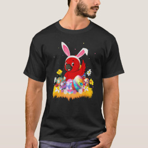 Camiseta Divertido Huevo de Pascua Cute Cardenal Bird Domin