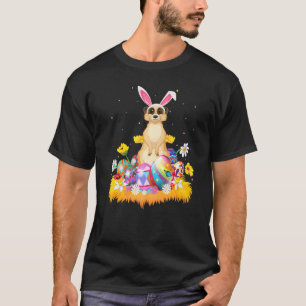 Camiseta Divertido Huevo de Pascua Cute Meerkat Domingo de 