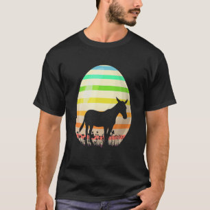Camiseta Divertido Huevo de Pascua Estilo Vintage Mule East