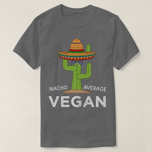 Camiseta Divertido humor de Chiste vegano divertido decir v (Diseño del anverso)