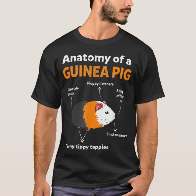 Camiseta Divertido humorístico Mascota Guinea Dueño de Cavi (Anverso)