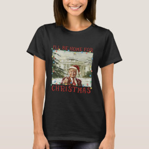 Camiseta Divertido Humorístico Vintage Trump Estaré En Casa