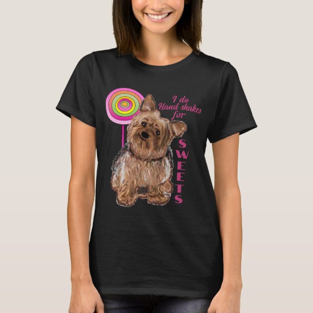 Camiseta Divertido humorístico Yo hago batidos de manos par (Anverso)
