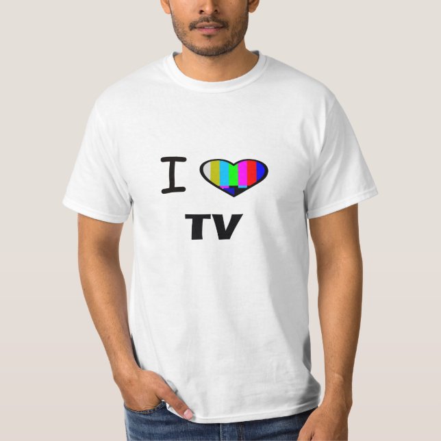 Camiseta ¡DIVERTIDO! I Heart TV (Anverso)