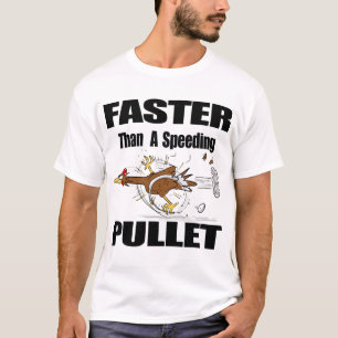 Camiseta Divertido ilustracion de pollo fresco y personaliz