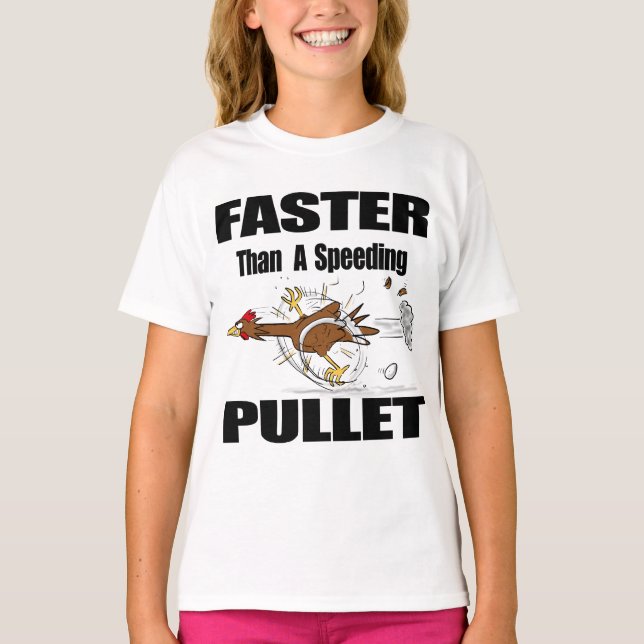 Camiseta Divertido ilustracion de pollo fresco y personaliz (Anverso)