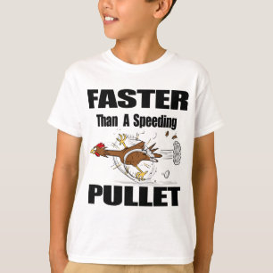 Camiseta Divertido ilustracion de pollo fresco y personaliz