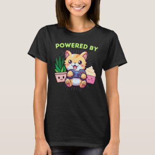Camiseta Divertido Impulso De Los Cats Cupcakes Plantas Vid
