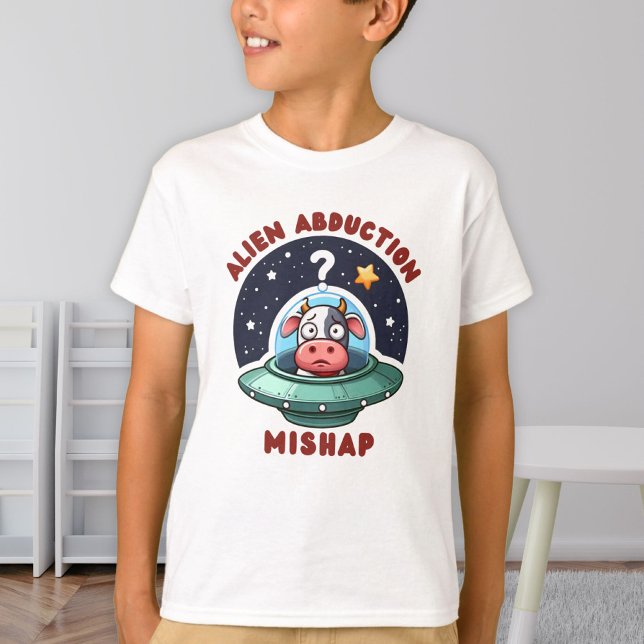 Camiseta Divertido Incidente de Abducción Alienígena - Vaca (Subido por el creador)