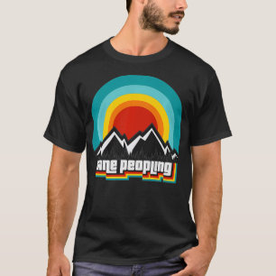 Camiseta Divertido introvertido anti social popular retro