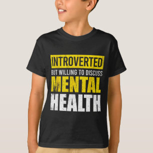 Camiseta Divertido introvertido pero dispuesto a discutir m