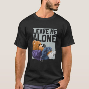 Camiseta Divertido Introvertido Teddy Bear Dice Que Déjame