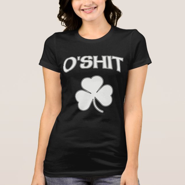 Camiseta Divertido irlandés cute O'Shit St Patrick (Anverso)