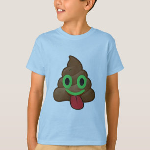 Camiseta divertido irlandés del verde de la emoji del