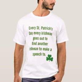 Camiseta Divertido irlandés dice el Día de Saint PATRICK