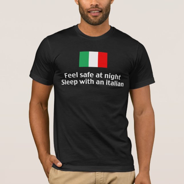 Camiseta Divertido italiano (Anverso)