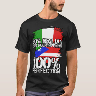 Camiseta Divertido italiano del orgullo puertorriqueño