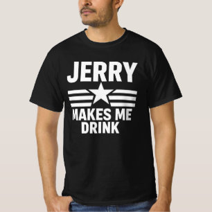 Camiseta Divertido Jerry Me Hace, Me Encanta Dallas, Me Cor