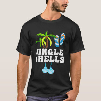 Camiseta Divertido Jingle Alberga Navidades En Julio Beach 