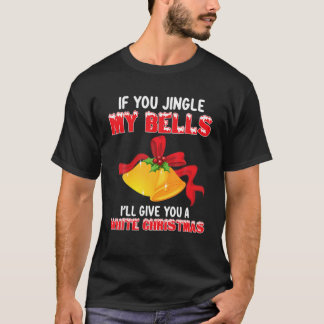 Camiseta Divertido jingle mis campanas Navidades humor adul