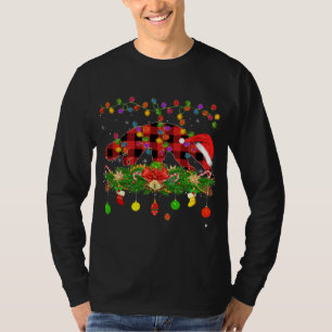 Camiseta Divertido juego de búfalo Navidades de anteador co