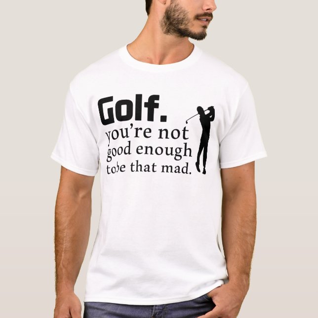 Camiseta Divertido juego de golf (Anverso)