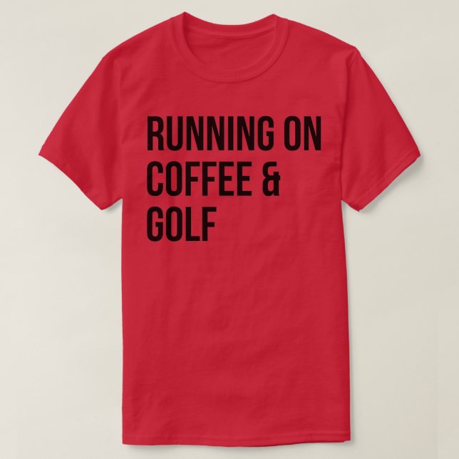 Camiseta Divertido juego de golf (Diseño del anverso)