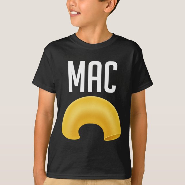 Camiseta Divertido juego de macarrones y disfraz de Hallowe (Anverso)