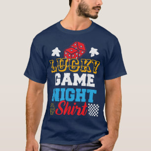 Camiseta Divertido juego de mesa Lucky Game Night