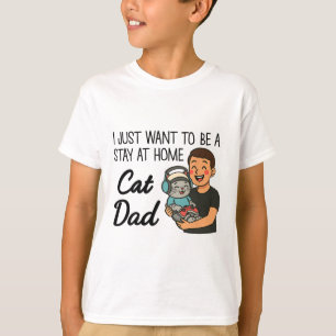 Camiseta Divertido juego de papá de gato - Desi de papá y g