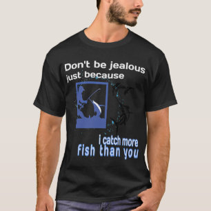 Camiseta Divertido juego de pesca para niños, niñas y abuel