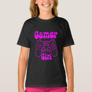 Camiseta Divertido juego de video de Chica Gamer