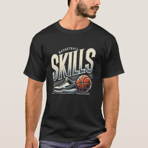 Camiseta Divertido jugador de baloncesto capacita a adolesc