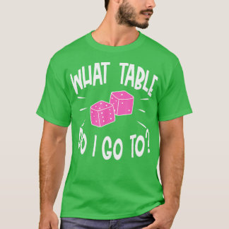 Camiseta Divertido jugador de Bunco qué juego de mesa dice 
