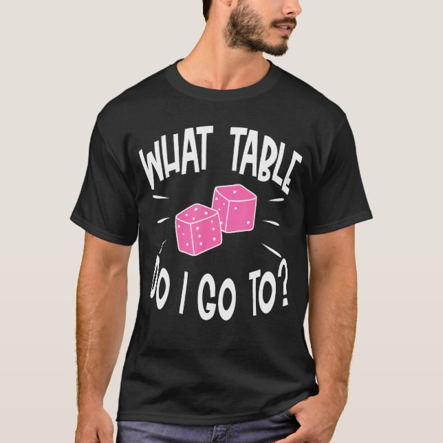 Camiseta Divertido jugador de Bunco qué juego de mesa dice  (Anverso)