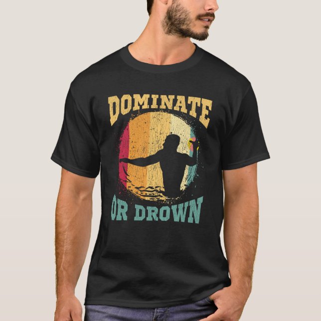 Camiseta Divertido jugador de deportes acuáticos (Anverso)