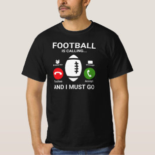 Camiseta Divertido jugador de fútbol