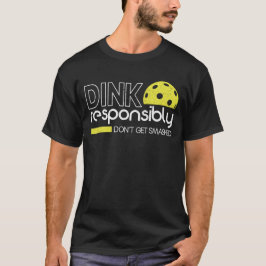 Camiseta Divertido jugador de pelota de manera responsable