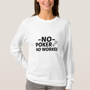 Camiseta Divertido jugador de póquer de apuestas
