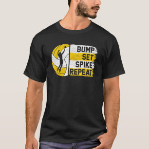 Camiseta Divertido jugador de voleibol deportivo 1