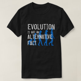 Camiseta Divertido "La evolución no es un hecho alternativo